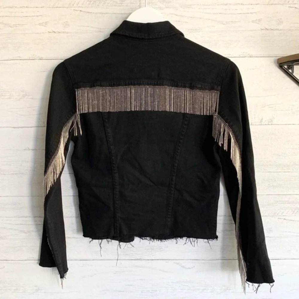 L’agence Janelle Cropped Black Jacket - Picture 6 of 14